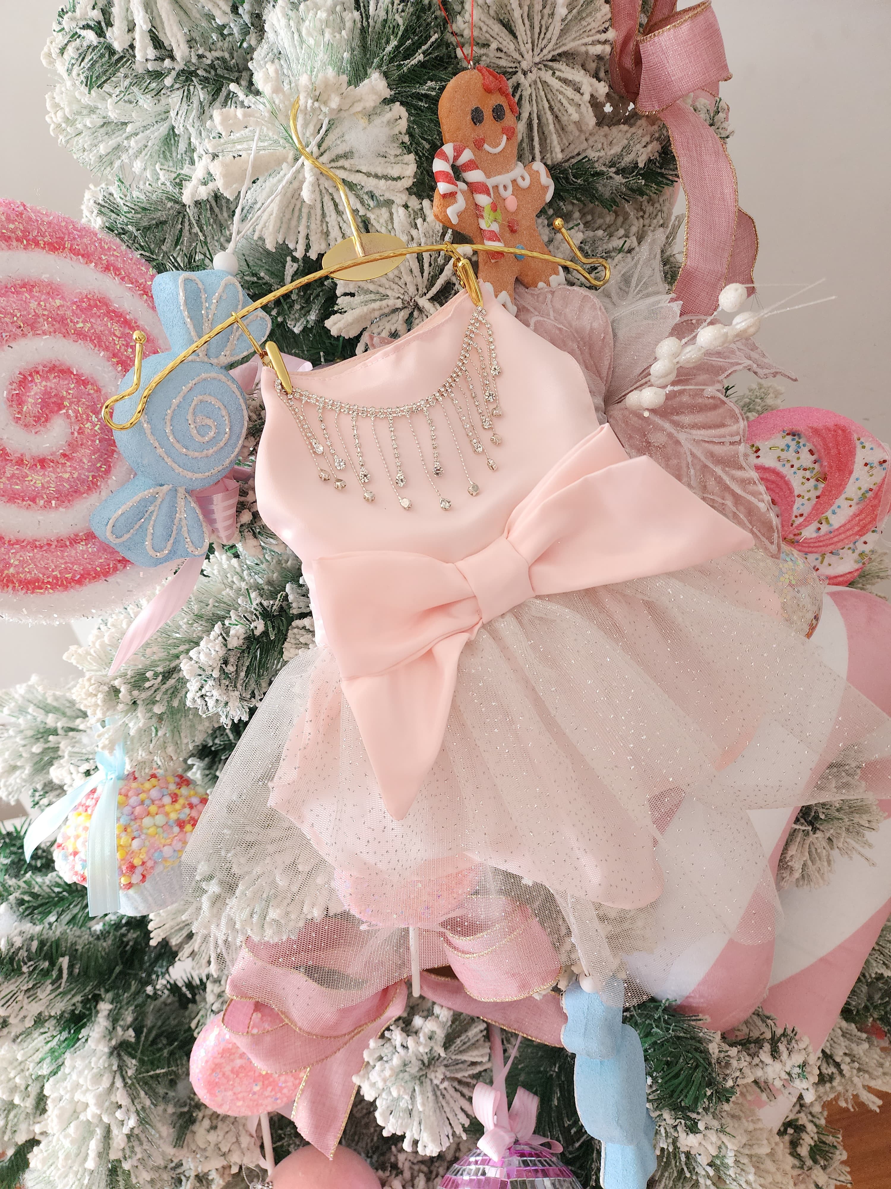 VESTIDO ROSA GALA COLLAR