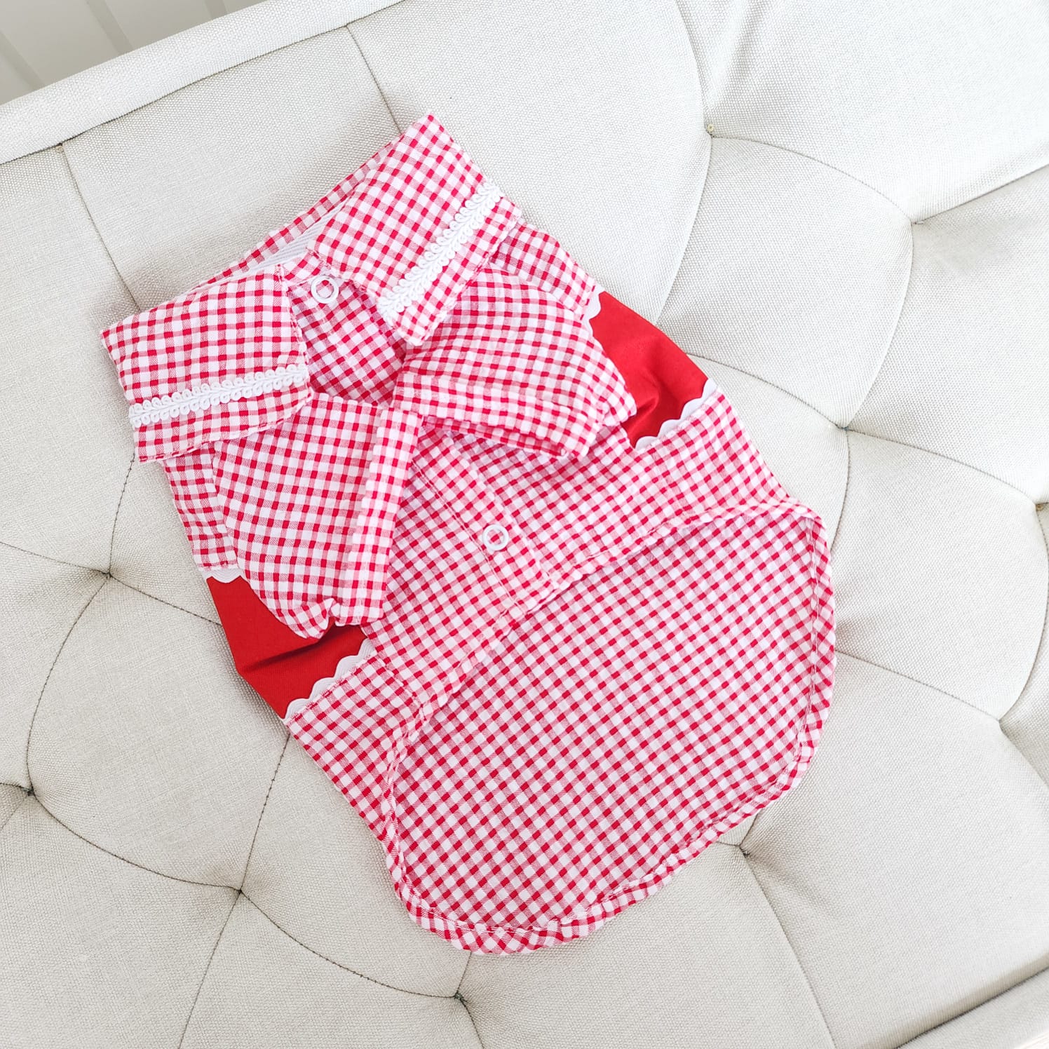 CAMISA ROJA A CUADROS