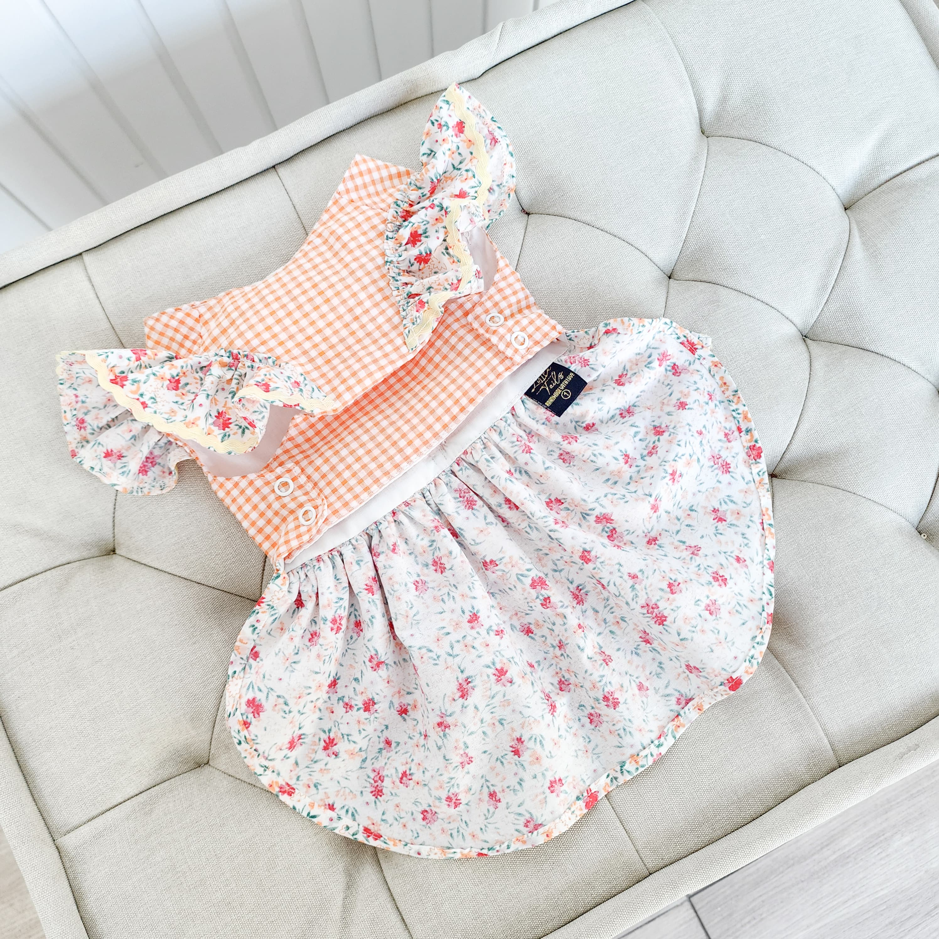VESTIDO PASCUA NARANJA