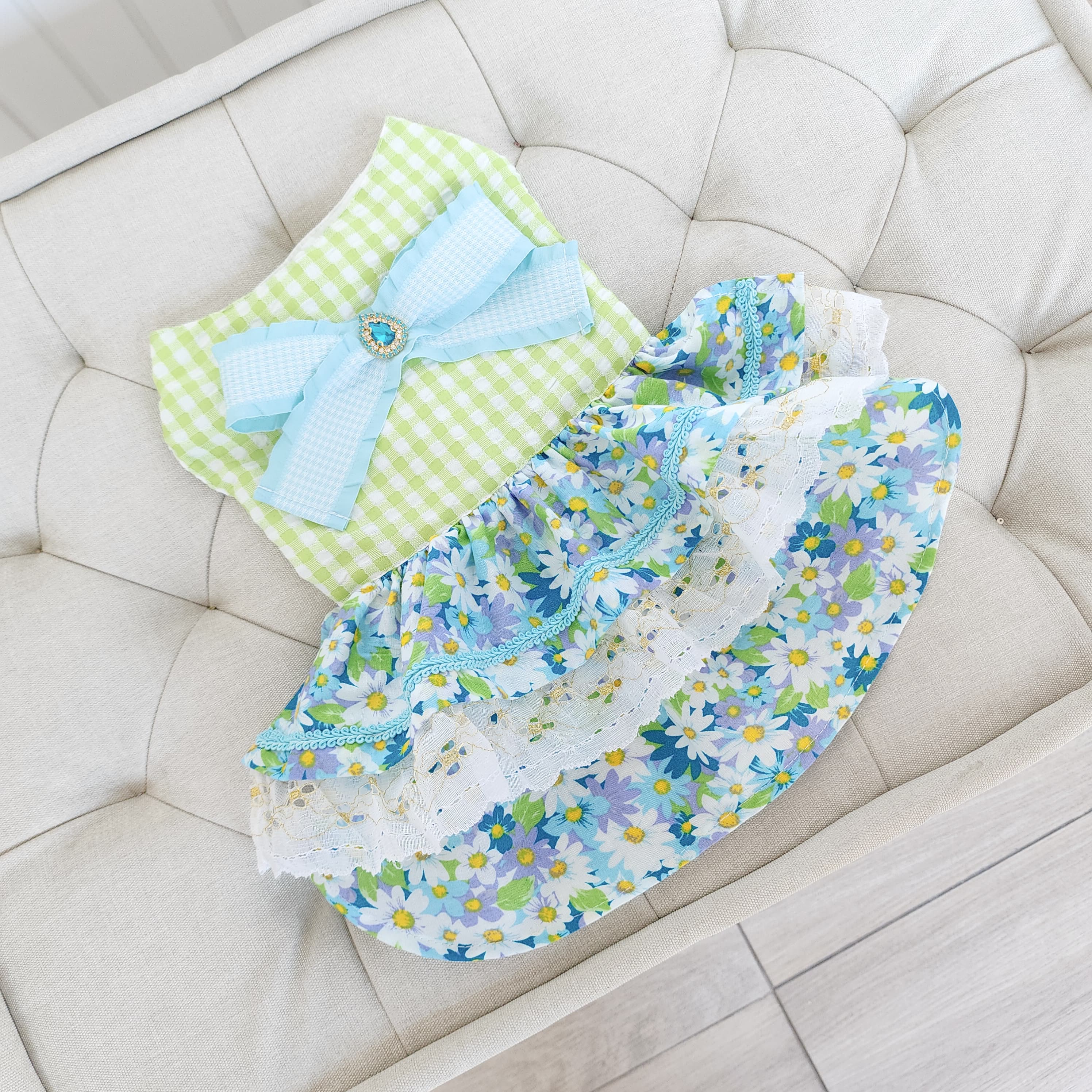 VESTIDO DE PASCUAS VERDE