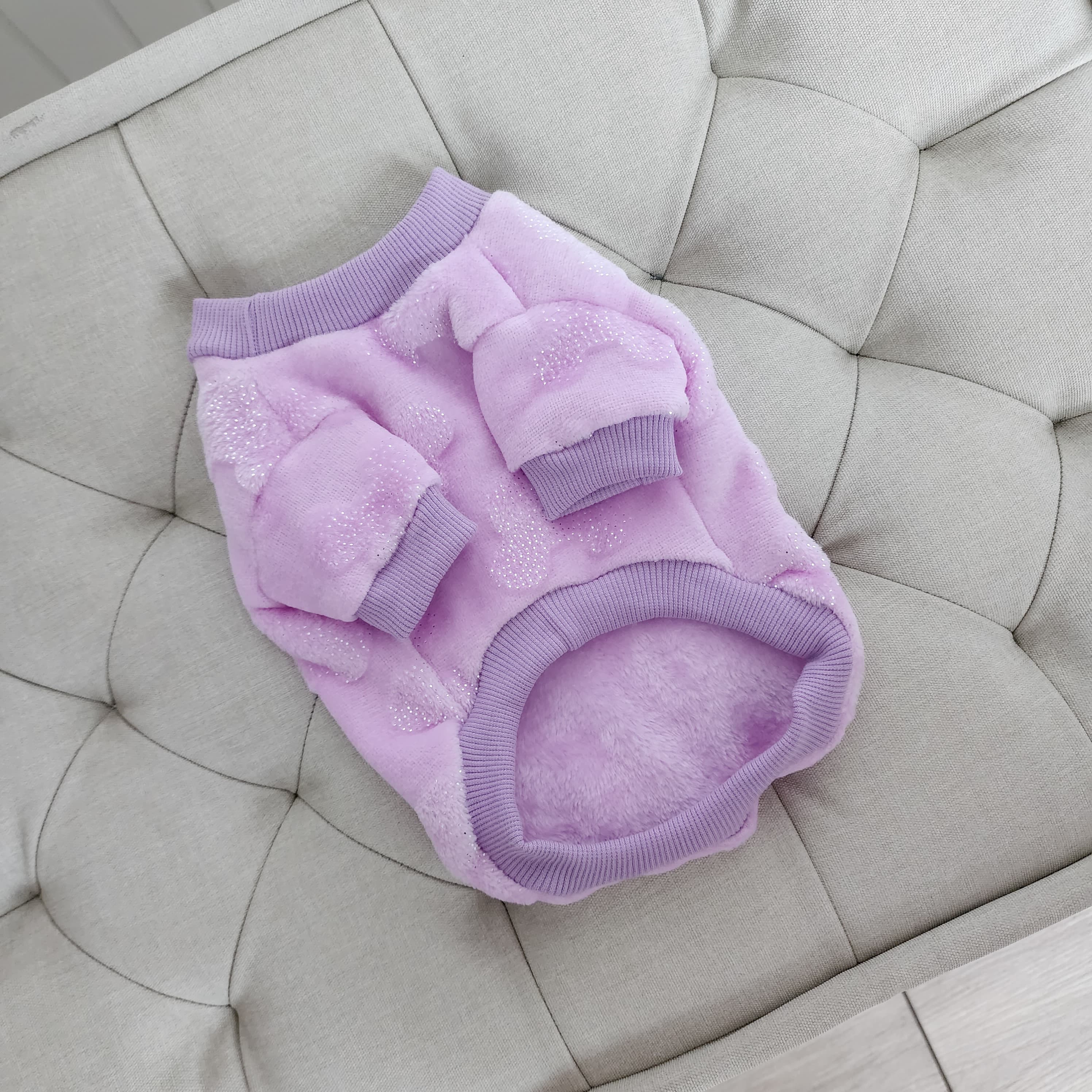 POLERA FELPA LILA