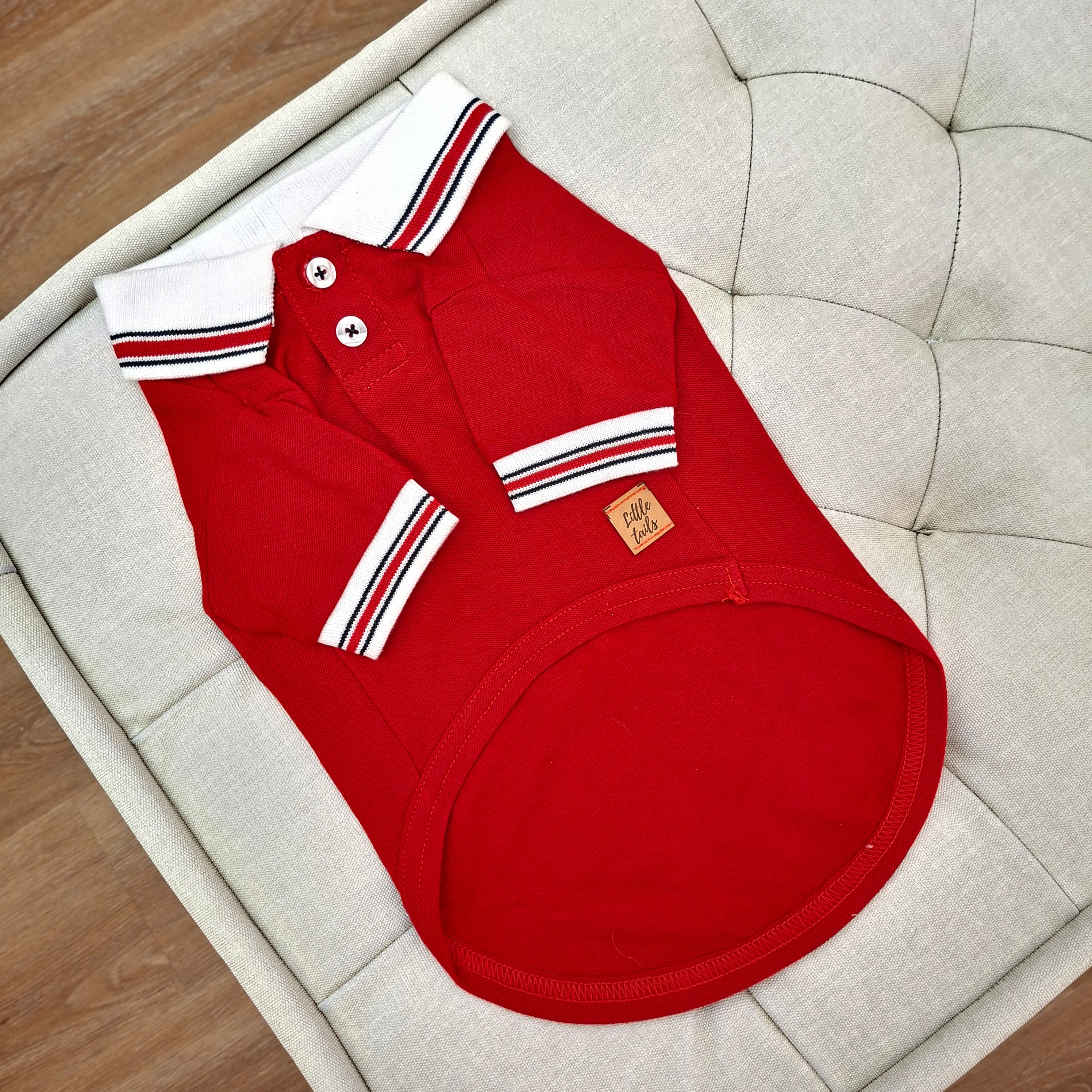 POLO PIQUE ROJO
