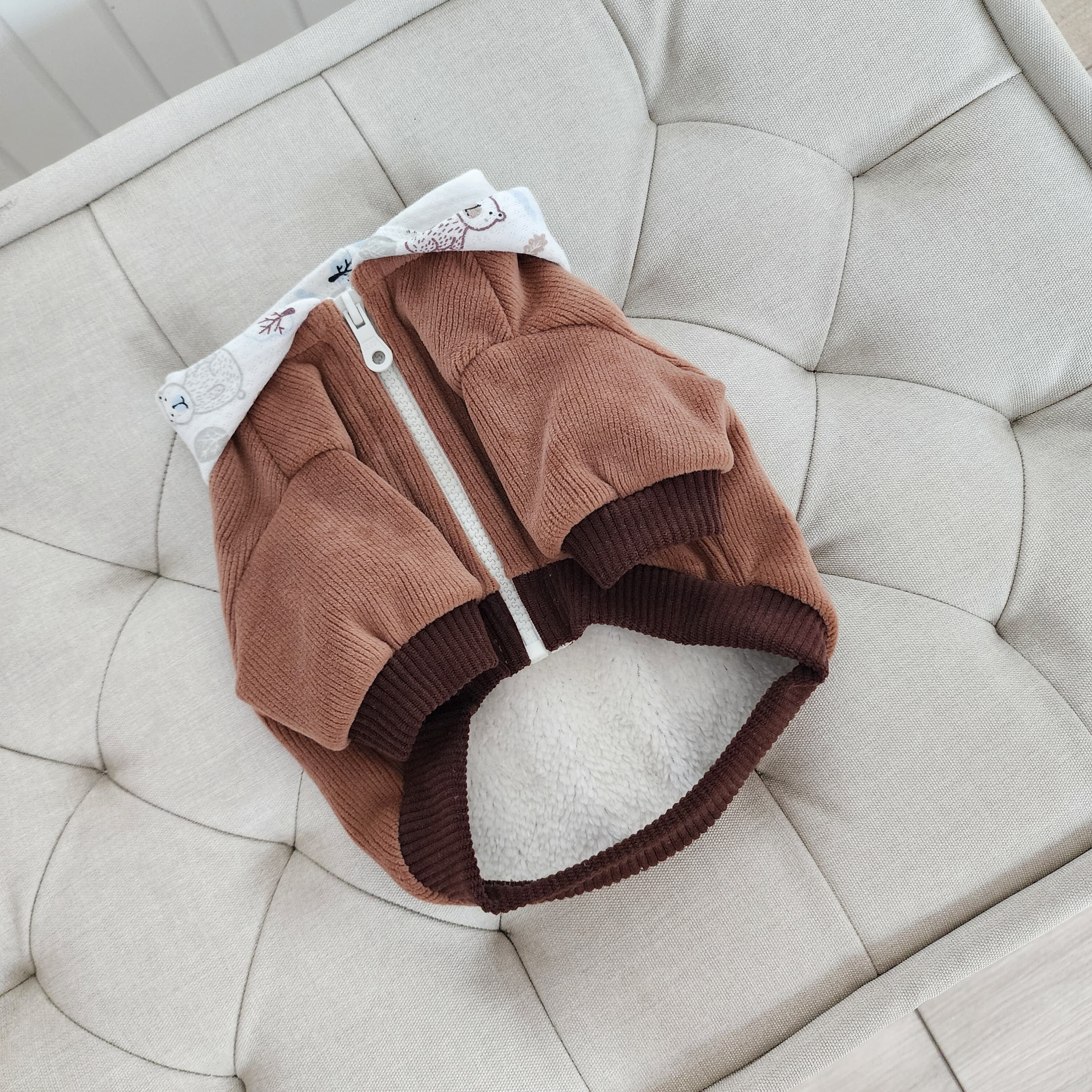 CASACA BOMBER MARRON