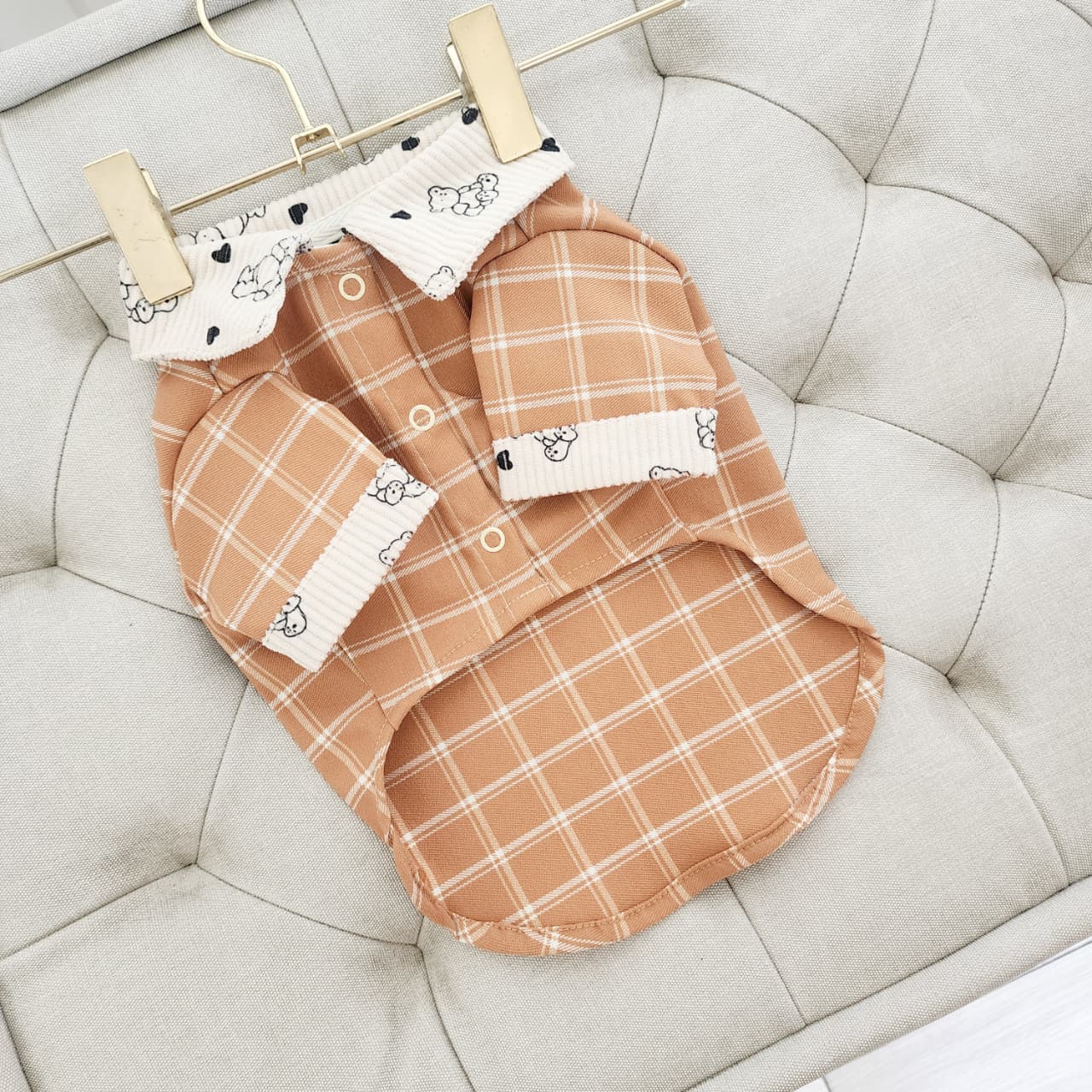 CAMISA TEDDY CAMEL