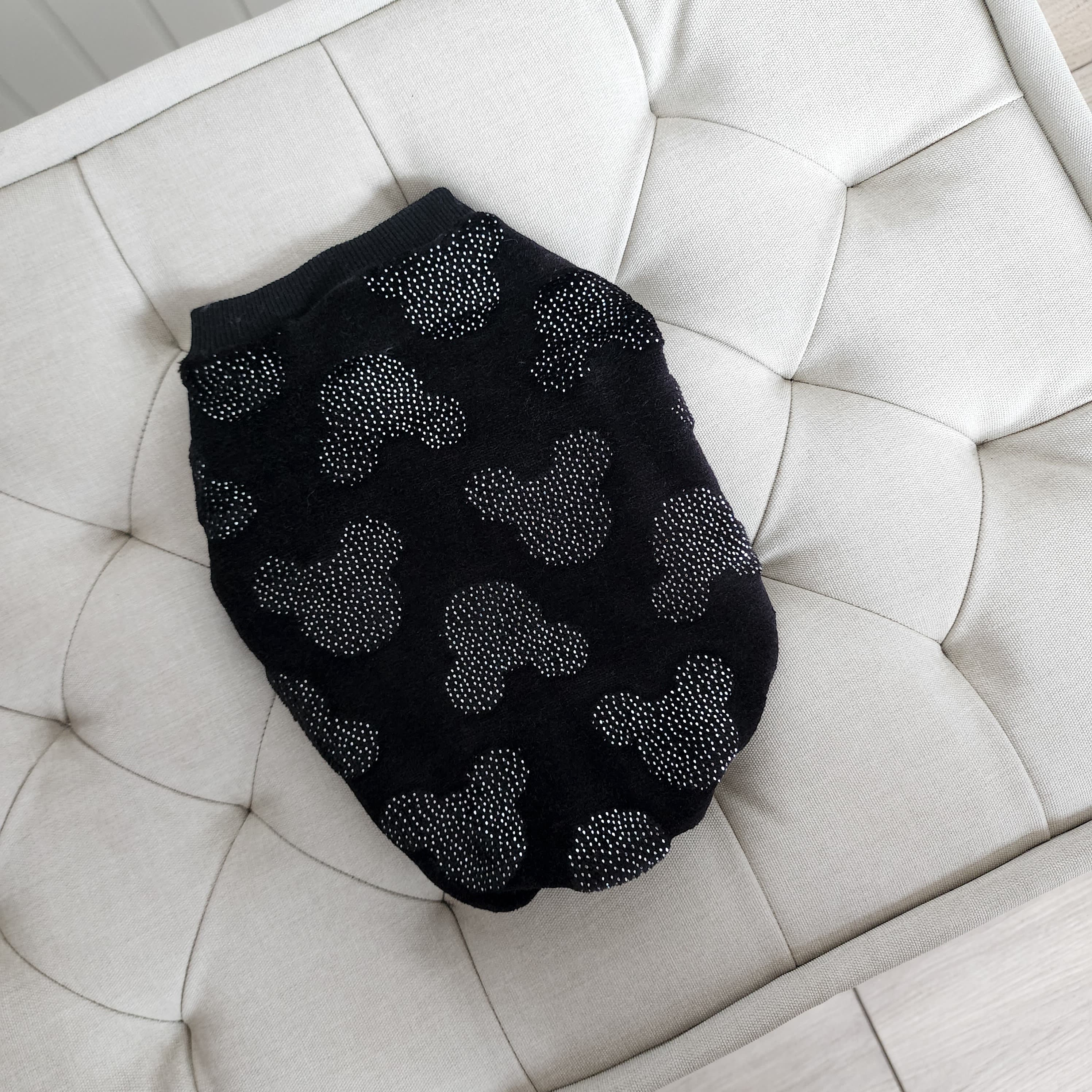 POLERA FELPA NEGRA