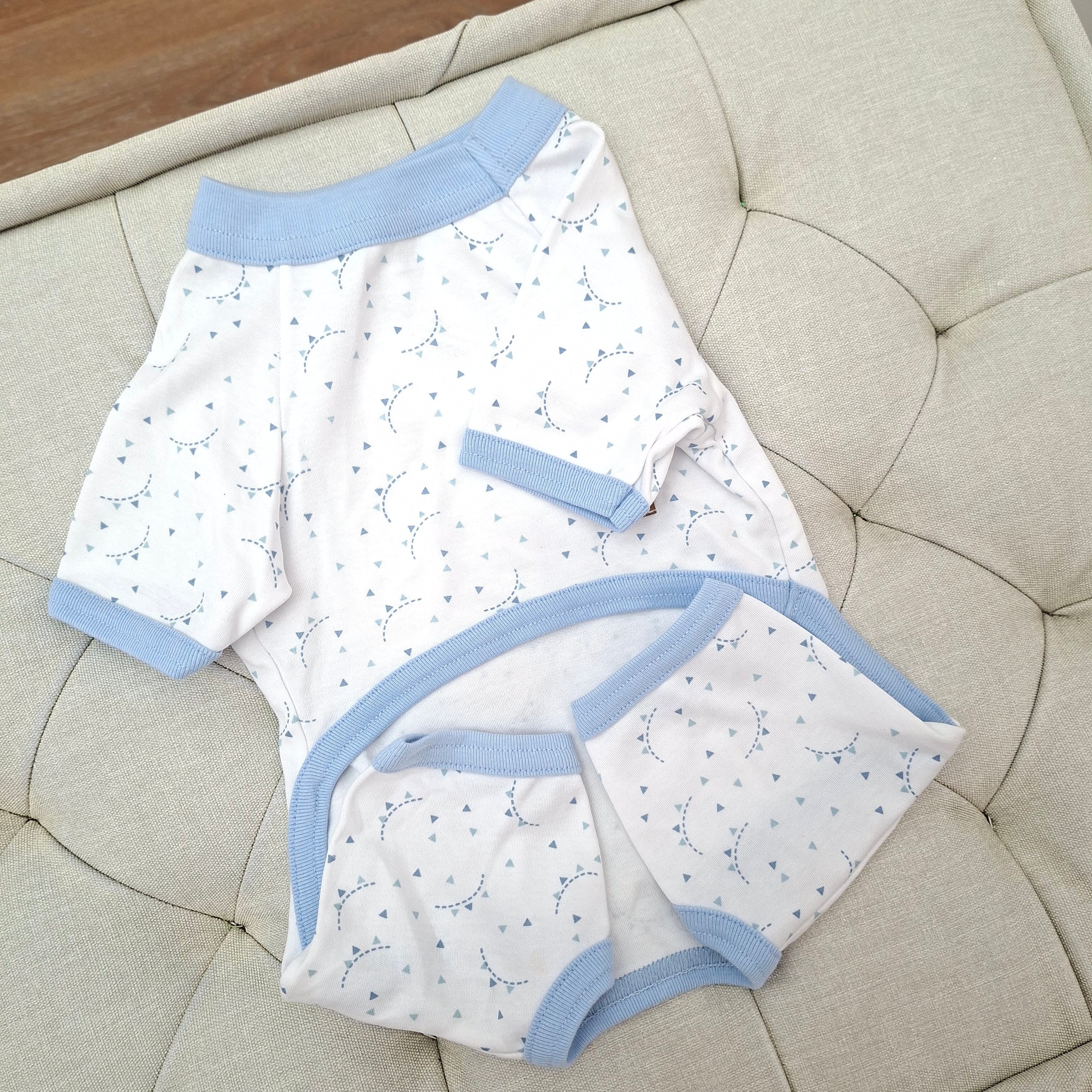 PIJAMA DE ALGODON BLANCO